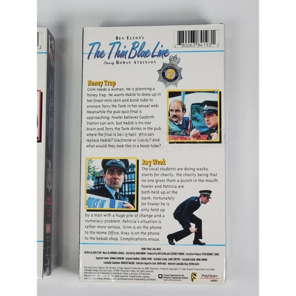 The Thin Blue Line Volume one and volume two VHS 1997 factory sealed brand new - Picture 6 of 10